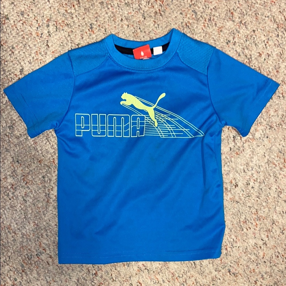 Puma Electric Blue Tee with Graphic